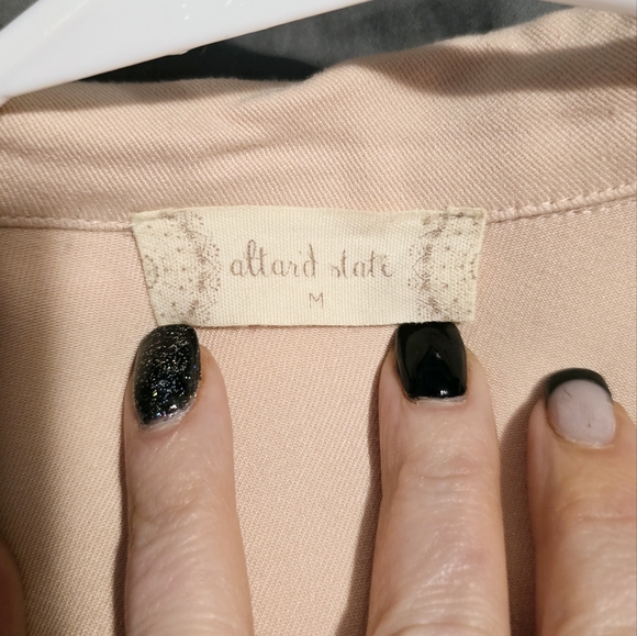 Altar'd State Soft pink longlined utility vest. Size medium - Picture 2 of 3